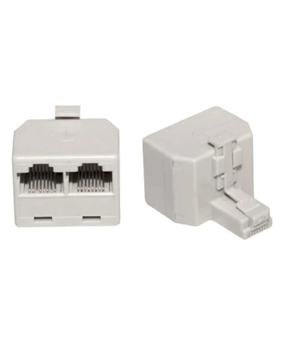 Двойник компьютерный UTP RJ-45(8P8C) (штекер - 2 гнезда) REXANT (03-0102): Кабельный соединитель в Новосибирске
