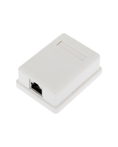 Розетка компьютерная внешняя, 1-порт FTP RJ-45 (8P8C), CAT 6 REXANT (03-0142). Розетка RJ-45. Rexant в Новосибирске