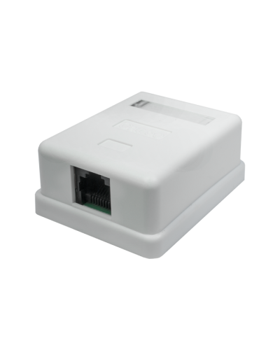 Розетка настенная RJ-45, 8P8C, Cat.5e, 1 порт UTP (10-0307): Компьютерная розетка в Новосибирске