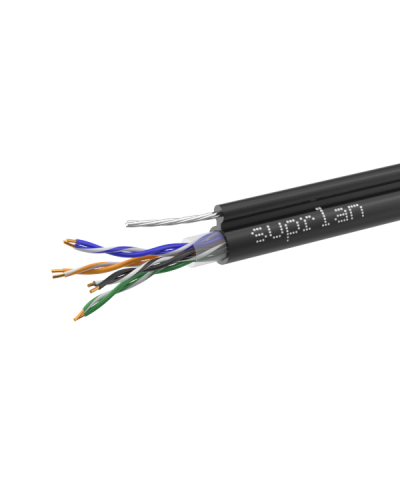UTP Cat.5e 4x2x0,51 Cu PE Outdoor T-FG8 (трос) Premium (01-0308-1). Кабель «витая пара» (LAN) для структурированных систем связи. SUPRLAN в Новосибирске