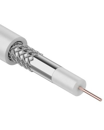 RG-6, CCS 1,02(18%) Al 48х0,12 In PVC. Кабель коаксиальный омедненный. SUPRLAN в Новосибирске