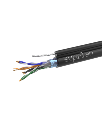 FTP Cat.5e 4x2xAWG24 Cu PE Outdoor T-FG8 (трос) Median (01-1035-1). Кабель «витая пара» (LAN) для структурированных систем связи. SUPRLAN в Новосибирске