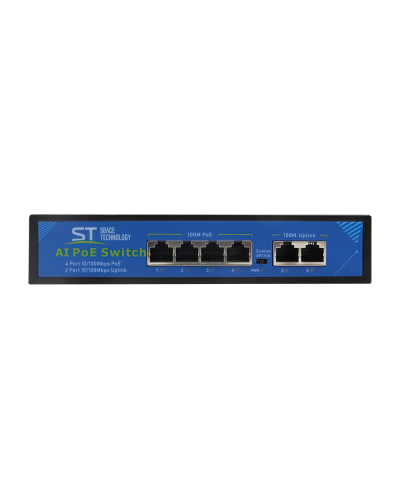ST-S46POE PRO (версия 4). Сетевой PoE коммутатор. Space Technology в Новосибирске