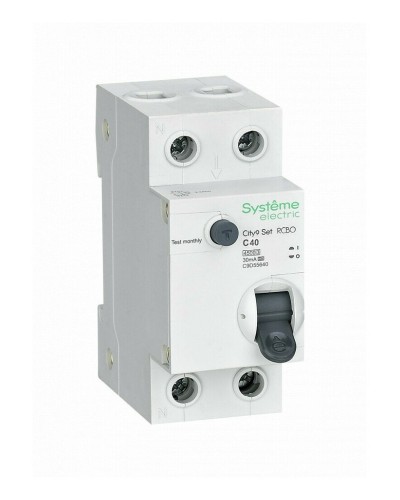 City9 Set 1P+N С 40А 4.5kA 30мА A 230В (C9D55640). Автоматический выключатель дифференциального тока. Systeme Electric в Новосибирске