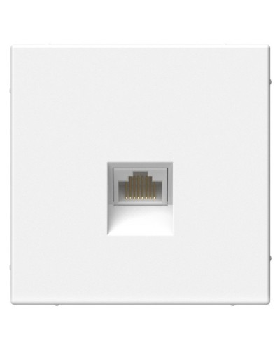 ArtGallery розетка RJ45, кат. 6Е, скрытой установки, механизм, белый (GAL000186). Розетка компьютерная. Systeme Electric в Новосибирске