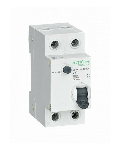 City9 Set 1P+N С 32А 4.5kA 30мА A 230В (C9D55632). Автоматический выключатель дифференциального тока. Systeme Electric в Новосибирске