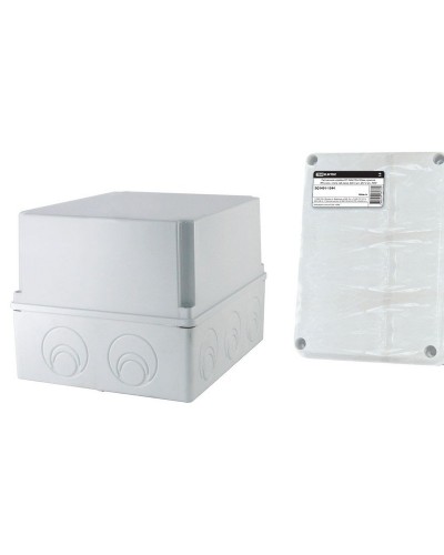 Коробка ОП 240х195х165мм, крышка, IP55, кабельные вводы d28-3шт, d37-2шт (SQ1401-1274). Распаячная коробка. TDM ЕLECTRIC в Новосибирске
