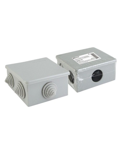 Распаячная коробка ОП 80х80х40мм, крышка, IP44, 6 вх. TDM (SQ1401-1235). Распаячная коробка ОП. TDM ЕLECTRIC в Новосибирске
