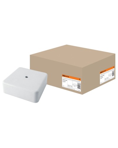 Коробка КР 100х100х44 ОП белая, IP40 (SQ1401-0209). Распаячная коробка. TDM ЕLECTRIC в Новосибирске