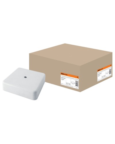 Коробка КР 100х100х29 ОП белая, IP40 (SQ1401-0207). Распаячная коробка. TDM ЕLECTRIC в Новосибирске