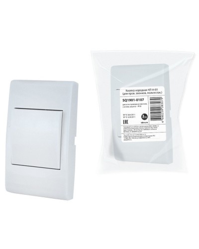КП-Н-01 (SQ1901-0107). Кнопка для проводных звонков. TDM ЕLECTRIC в Новосибирске