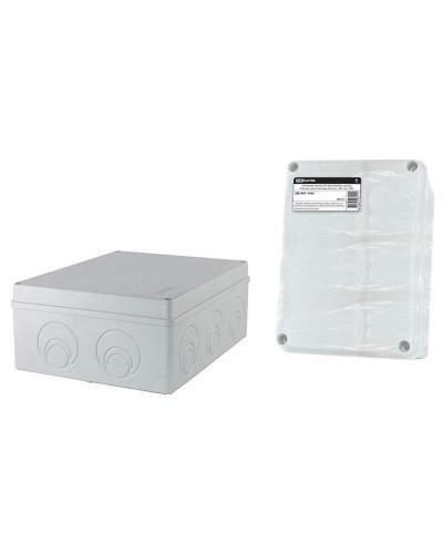 Коробка ОП 240х195х90мм, крышка, IP55, кабельные вводы d28-3шт, d37-2шт (SQ1401-1272). Распаячная коробка. TDM ЕLECTRIC в Новосибирске