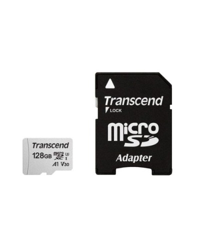 TS128GUSD300S-A. Карта памяти microSDXC, 128 ГБ, Class 10. TRANSCEND в Новосибирске
