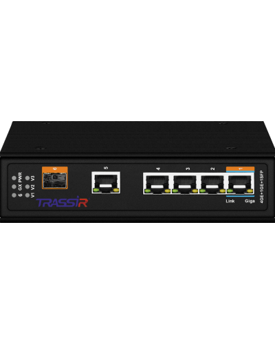 TR-NS15061S-150-4POE. Коммутатор с PoE. Trassir в Новосибирске
