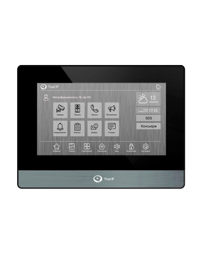 TI-4107AB. Монитор IP-видеодомофона цветной. True-IP в Новосибирске