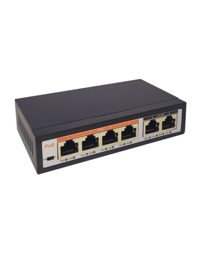 TI-204P, SIP коммутатор. Коммутатор с питанием по PoE. True-IP в Новосибирске