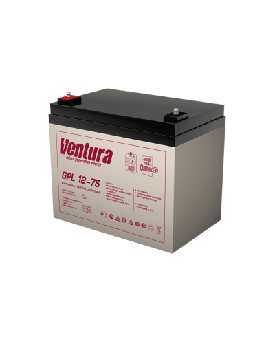 Ventura GPL 12-75. Аккумулятор герметичный свинцово-кислотный. Ventura в Новосибирске