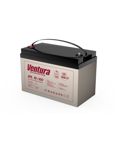Ventura GPL 12-100. Аккумулятор герметичный свинцово-кислотный. Ventura в Новосибирске