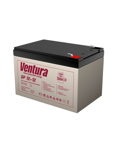 Ventura GP 12-12. Аккумулятор герметичный свинцово-кислотный. Ventura в Новосибирске