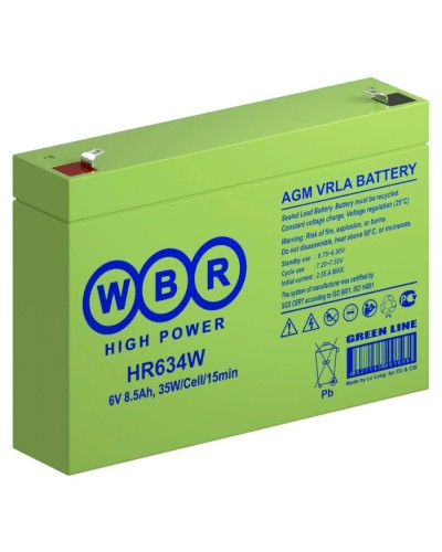 WBR HR634W. Аккумулятор герметичный свинцово-кислотный. WBR в Новосибирске