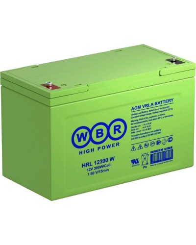 WBR HRL12390W. Аккумулятор герметичный свинцово-кислотный. WBR в Новосибирске