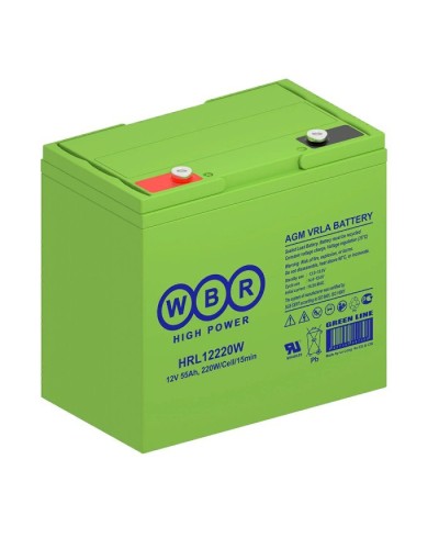 WBR HRL12220W. Аккумулятор герметичный свинцово-кислотный. WBR в Новосибирске