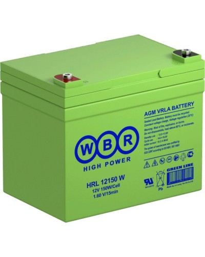 WBR HRL12150W. Аккумулятор герметичный свинцово-кислотный. WBR в Новосибирске