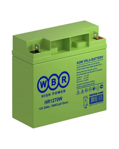 WBR HR1270W. Аккумулятор герметичный свинцово-кислотный. WBR в Новосибирске