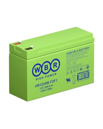 WBR HR1224W F2F1. Аккумулятор герметичный свинцово-кислотный. WBR в Новосибирске