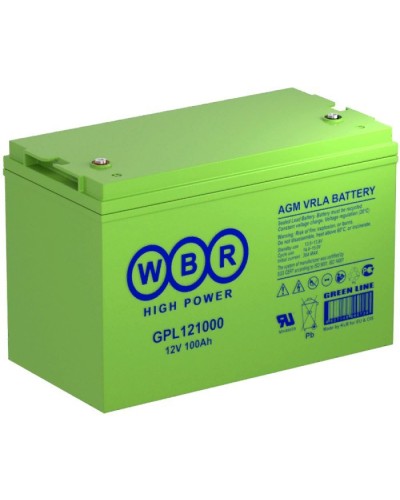 WBR GPL121000A. Аккумулятор герметичный свинцово-кислотный. WBR в Новосибирске