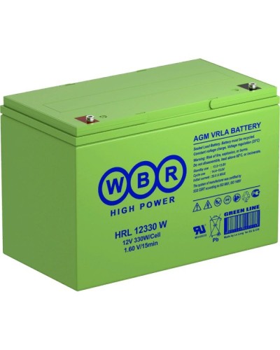 WBR HRL12330W. Аккумулятор герметичный свинцово-кислотный. WBR в Новосибирске