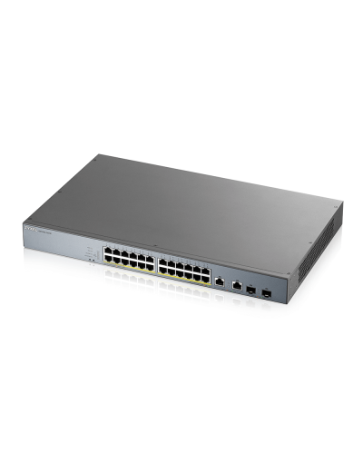 GS1350-26HP-EU0101F. L2 коммутатор PoE+ для IP-видеокамер rack 19. ZYXEL в Новосибирске