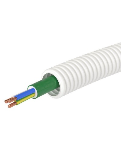 Труба ПЛЛ D20 + ППГнг(А)-HF 3х2,5 (ГОСТ+) (8S82050HF). Гофрошланг с кабелем. ДКС в Новосибирске