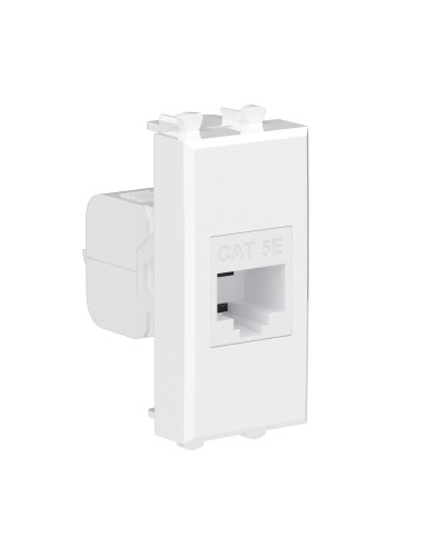 Розетка RJ-45 Avanti 1 модуль белое облако (4400661): Розетка компьютерная, без шторки модульная, кат.5е в Новосибирске