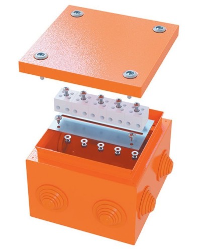 Коробка FS 150х150х80 4P (FSB30404): Коробка ответвительная огнестойкая стальная в Новосибирске