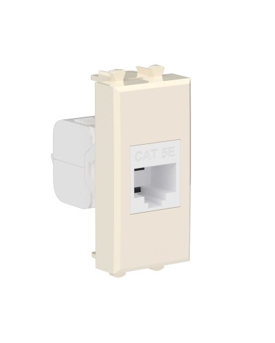 Розетка RJ-45, кат.5E, Avanti, 1 модуль, ванильная дымка (4405661): Розетка компьютерная модульная в Новосибирске