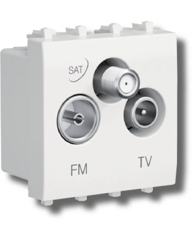 Розетка TV-FM-SAT Avanti 1 модуль белое облако (4400532): Розетка TV-FM-SAT в Новосибирске