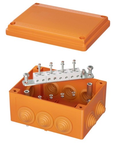 Коробка FS 150х110х70 8P (FSB21804). Коробка ответвительная огнестойкая из термопласта. ДКС в Новосибирске