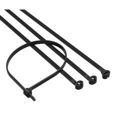 Хомут 4,8x200 P6.6, черный (100шт) (21315SR): Хомут с двойным замком
