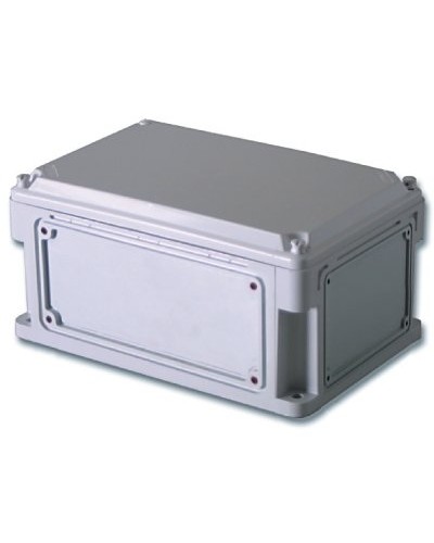 Корпус RAM box 600х300х160, высота крышки 35 мм, IP67 (563310). Корпус с фланцами и непрозрачной крышкой, без монтажной платы. ДКС в Новосибирске