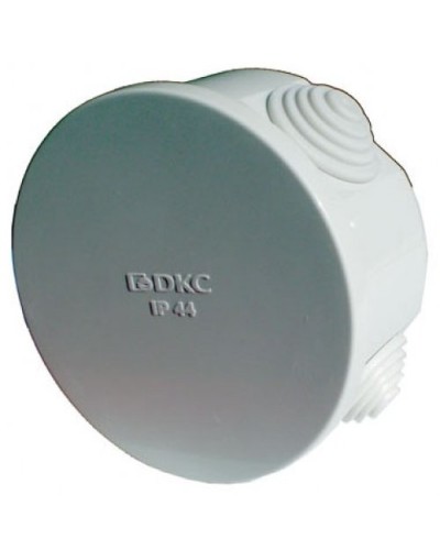Коробка ответвительная с кабельными вводами IP44, 80х40 (53600). Коробка ответвительная. ДКС в Новосибирске