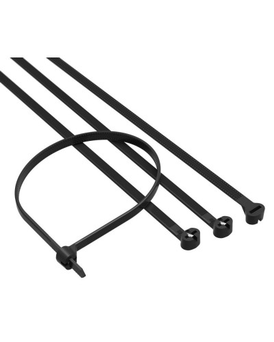 Хомут 2,5x200 P6.6, черный (100шт) (21307SR): Хомут с двойным замком в Новосибирске