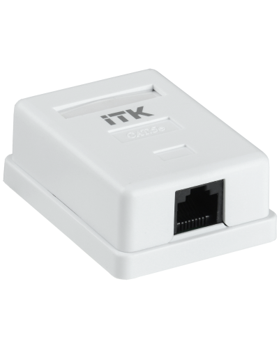 CS2-1C5EF-12-G. Настенная розетка RJ45. GENERICA в Новосибирске