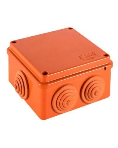 Коробка JBS100 100х100х55, 6 вых., 10P (1,5-6мм²) (43497HF): Коробка монтажная, огнестойкая, без галогена в Новосибирске
