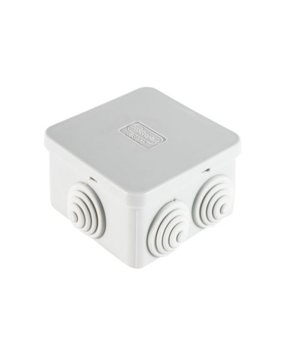 Коробка JBS070 70х70х40, 6 вых., IP44, серая (44056). Коробка монтажная. Экопласт в Новосибирске