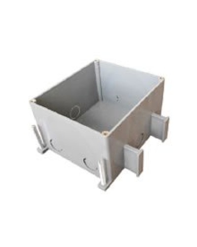 Коробка для люков в пол на 2 поста BOX/2+2ST66 (70125): Коробка для люков в пол на 2 поста 45х45мм + 2 модуля 45х22,5 (70025), пластик в Новосибирске
