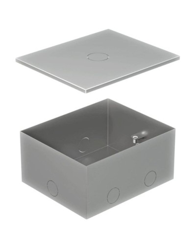 Коробка металлическая с крышкой для заливки в пол BOX/4 (70141): Коробка металлическая с крышкой для заливки в пол 159,6х133,6х75 мм, для люков 70040 в Новосибирске