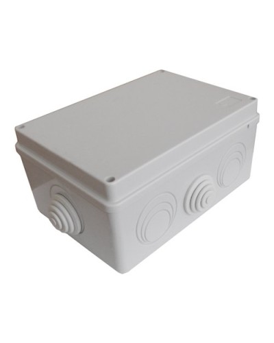 Коробка JBS210 210х150х100, 8 вых., 12P (0,15...2,5мм²) серая (43046HF-GR). Коробка монтажная, огнестойкая, без галогена. Экопласт в Новосибирске