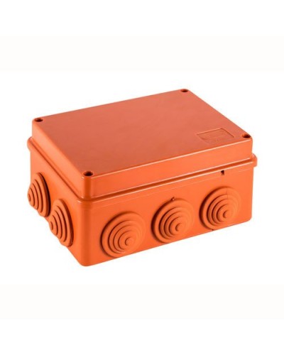 Коробка JBS150 150х110х70, 10 вых., 10P (0,15...2,5мм²) (43089HF). Коробка монтажная, огнестойкая, без галогена. Экопласт в Новосибирске