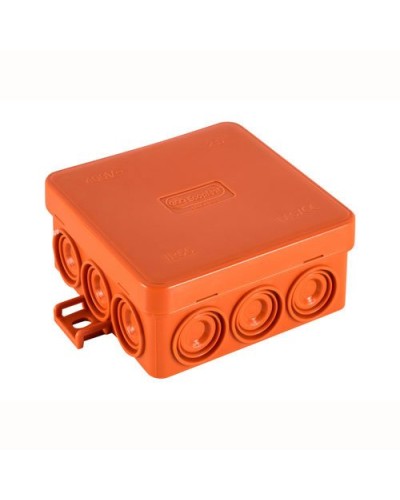 Коробка JBL085 85х85х38, 12 вых., 4P (1,5…10мм²) (43765HF): Коробка монтажная, огнестойкая, без галогена в Новосибирске